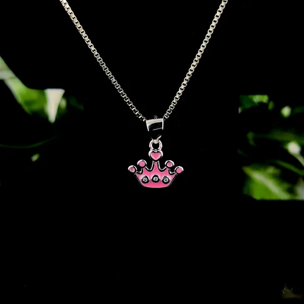 pink_princess_crown_pendant_chain_