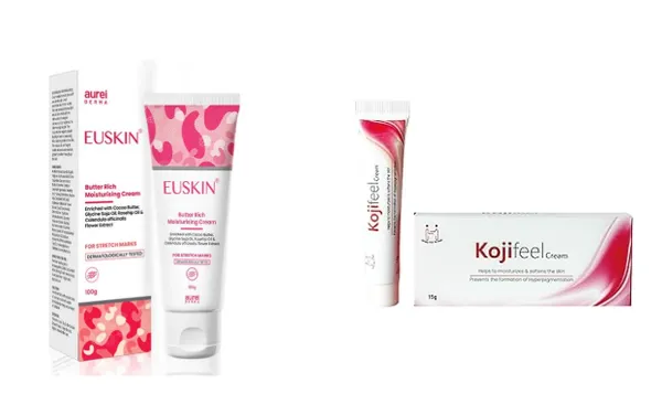 Pack_of_2_Kojifeel_Cream_For_Reduce_Hyperpigmentation_And_Dark_Spots_(_15G_)_|_Euskin_Cream_For_Stretch_Marks_|_200G