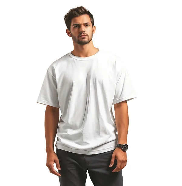 White_Terry_Cotton_Anime_TShirt_Oversized_Fit_240_GSM_Premium_Print_For_Men