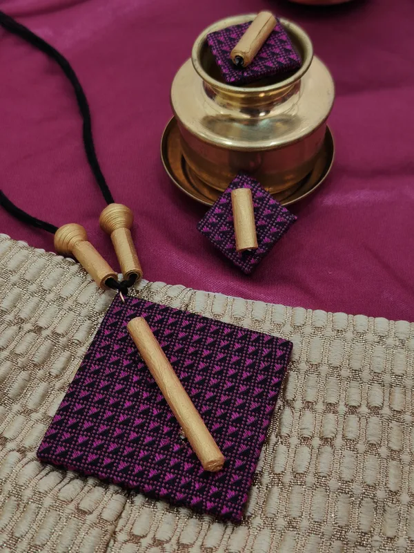 Purple_Handloom_Hand_Painted_Premium_&_Elegant_Long_Necklace_Set_For_Women_&_Girls
