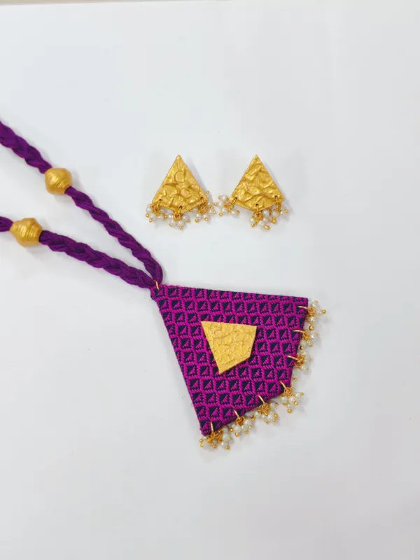 Purple_Handloom_Hand_Painted_Premium_&_Elegant_Long_Necklace_Set_For_Women_&_Girls