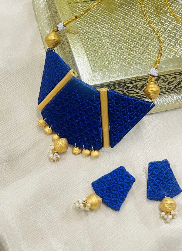 Navy_Blue_Khan_Premium_&_Elegant_Choker_For_Women_&_Girls