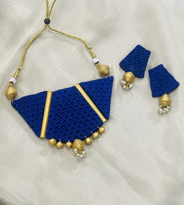 Navy_Blue_Khan_Premium_&_Elegant_Choker_For_Women_&_Girls