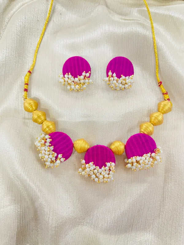 Pink_Handloom_Premium_&_Elegant_Choker_Set_For_Women_&_Girls