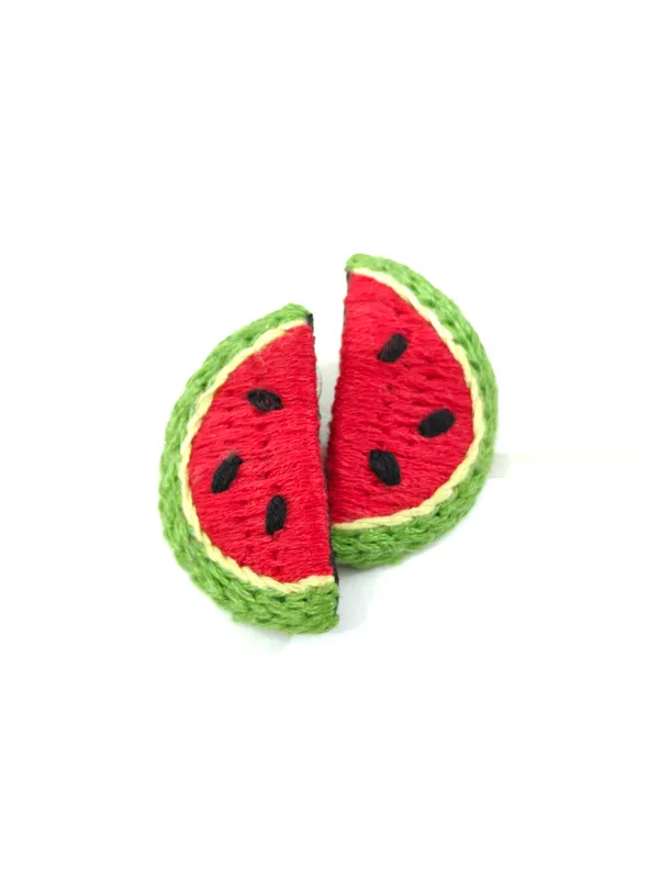 Red__&_Green_Eco_Friendly_HandCraft_Earring_Push_Premium_For_Women