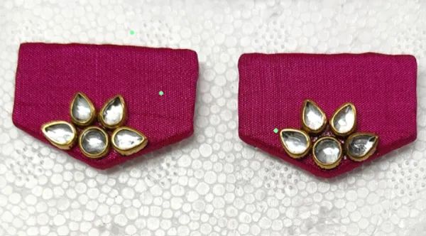 Pink_Fabric__Eco_Friendly_HandCraft_Earring_Push_Premium_For_Women
