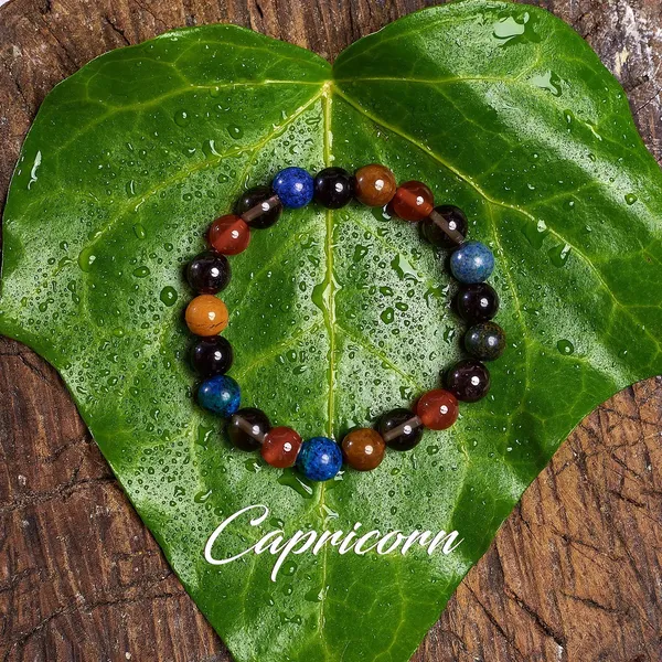 Capricone_Zodiac_Healing_Crystal_Bracelet_|_Multicolor_Birthstone_Bead_Bracelet_for_Energy,_Luck_&_Balance