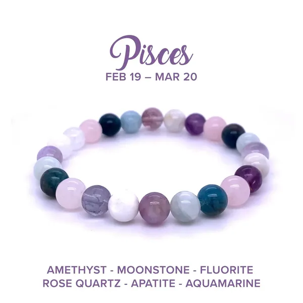 Pisces_Zodiac_Healing_Crystal_Bracelet_|_Multicolor_Birthstone_Beads,_Emotional_Healing_&_Inner_Peace