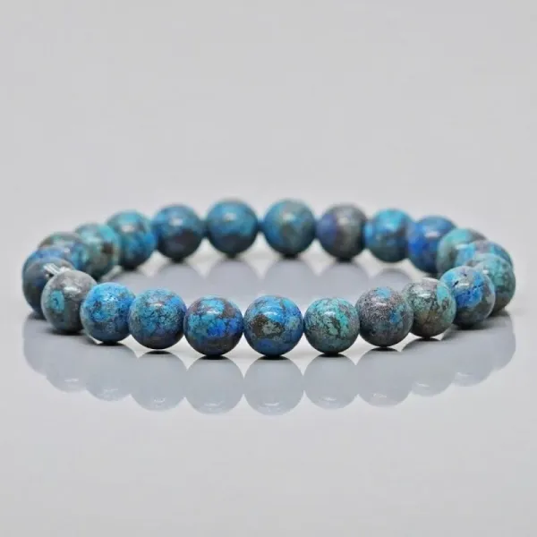 Shattuckite_Gemstone_Bracelet__8mm_Natural_Beads,_Stretchable_Unisex_Healing_Crystal_Bracelet_for_Intuition,_Communication_&_Spiritual_Connection