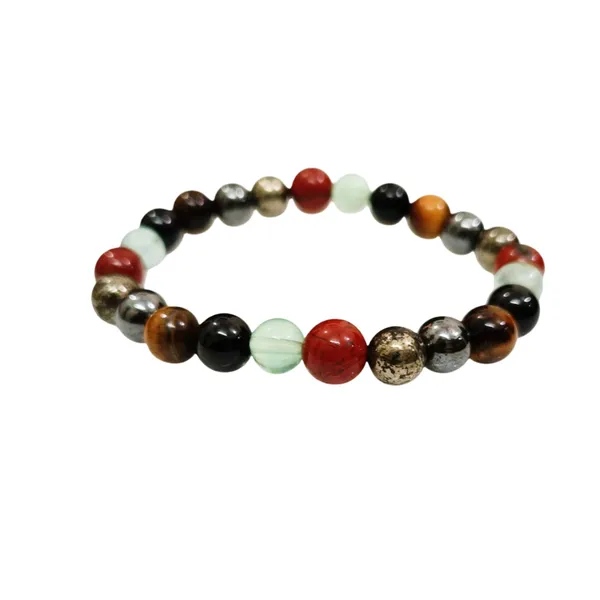 Bracelet_For_Numerology_Rulling_Number_4_Grounding_&_Strength_Natural_Gemstone_Bracelet_�_8mm_Beads_|_Stretchable_Unisex_Healing_Crystal_Bracelet_for_Protection,_Energy_&_Stability