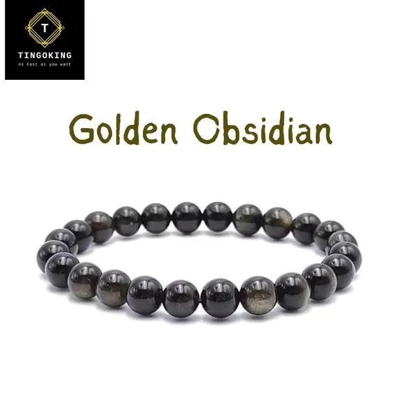 100%_Natural_Golden_Obsidion_Gemstone_Crystal_Beads_|_Premium_Bracelet_For_Empowerment