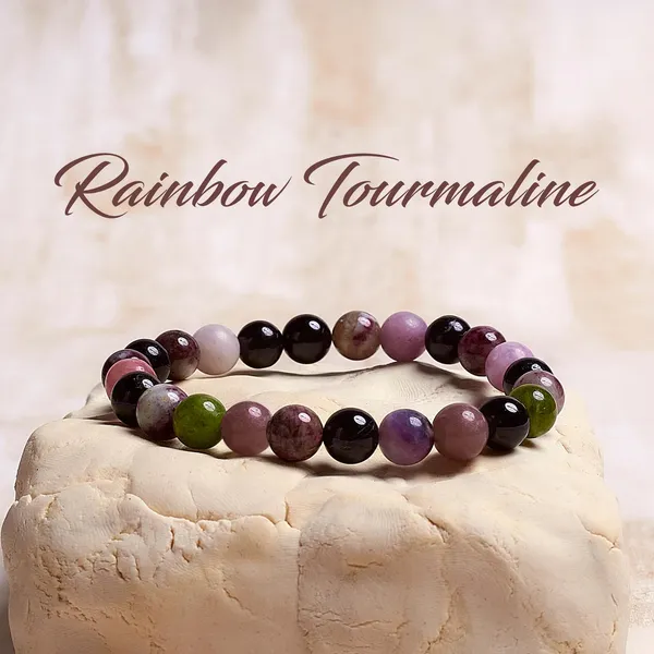 Multi-Color_Tourmaline_Gemstone_Bracelet__8mm_Natural_Beads,_Stretchable_Unisex_Healing_Crystal_Bracelet_for_Emotional_Balance_&_Vitality