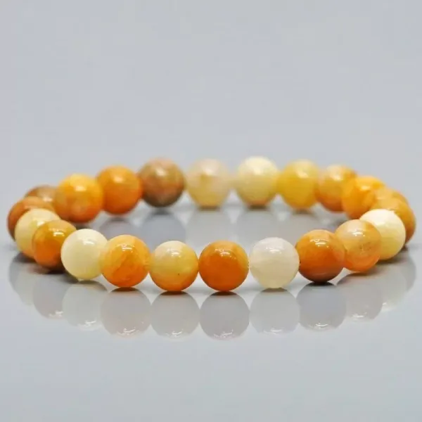 Yellow_Aventurine_Gemstone_Bracelet__8mm_Natural_Beads,_Stretchable_Unisex_Healing_Crystal_Bracelet_for_Prosperity,_Confidence_&_Emotional_Balance