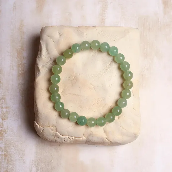 Premium_Green_Aventurine_Bracelet_For_Unisex_|_100%_Natural_Green_Gemstone_Crystal_Beads_for_Luck