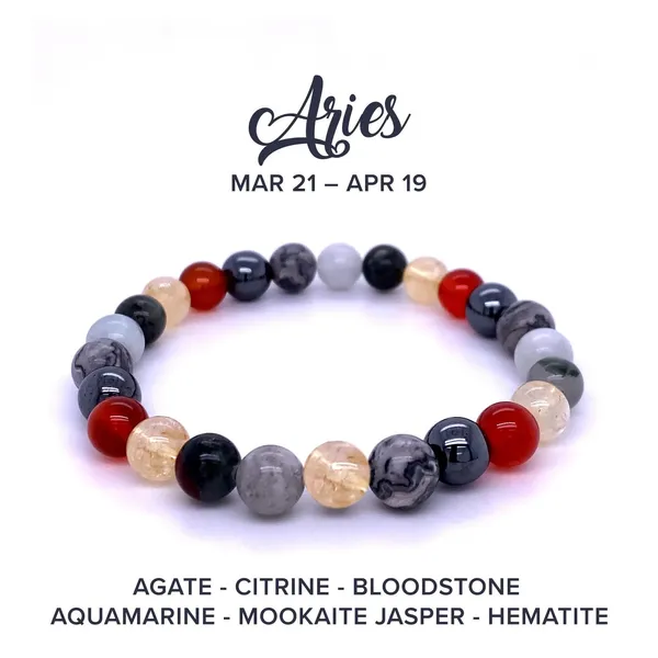 Zodiac_Multicolor_Healing_Crystal_Birthstone_Bead_Bracelet_|_For_Aries_Authenic_and_Natural
