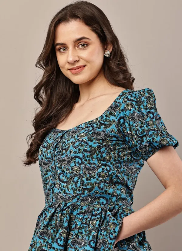 Green_Cotton_Top_For_Women