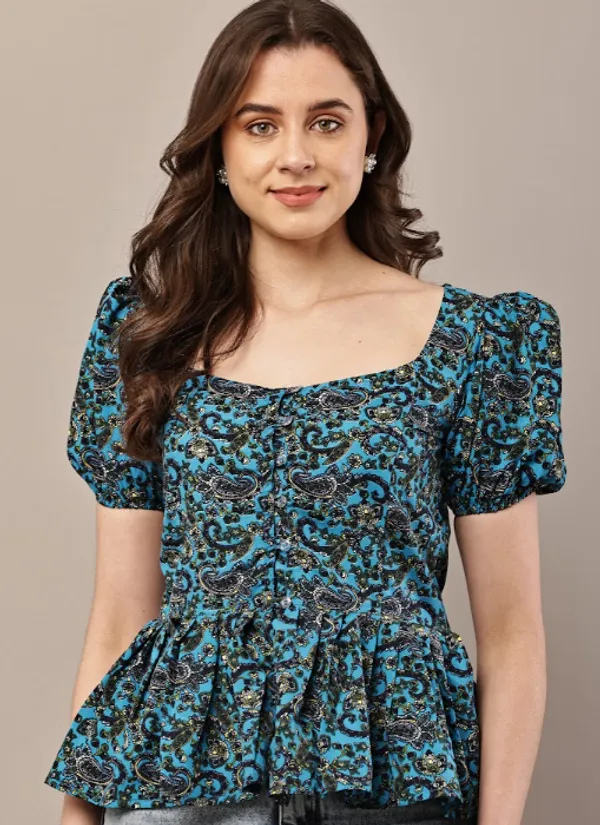 Green_Cotton_Top_For_Women