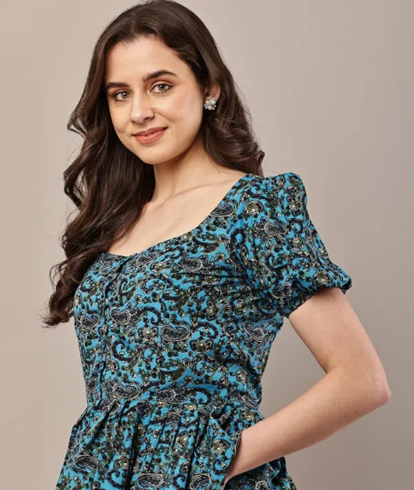 Green_Cotton_Top_For_Women