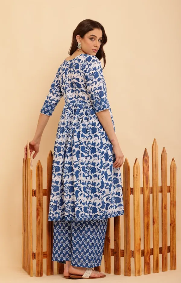 Blue_Pure_Cotton_Kurta_Sets_For_Women