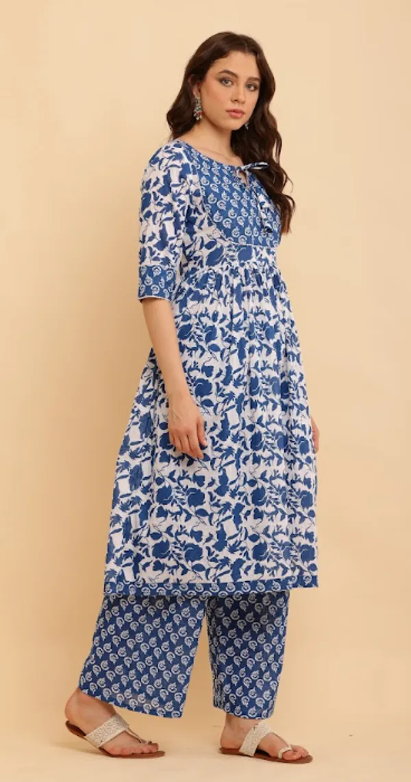 Blue_Pure_Cotton_Kurta_Sets_For_Women