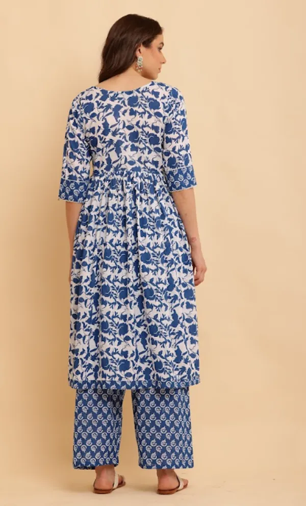 Blue_Pure_Cotton_Kurta_Sets_For_Women