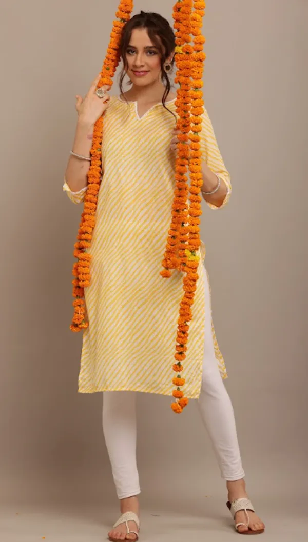 Yellow_Cotton_Kurtas_For_Women