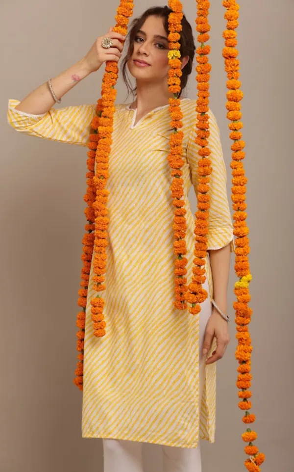 Yellow_Cotton_Kurtas_For_Women