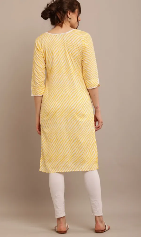 Yellow_Cotton_Kurtas_For_Women