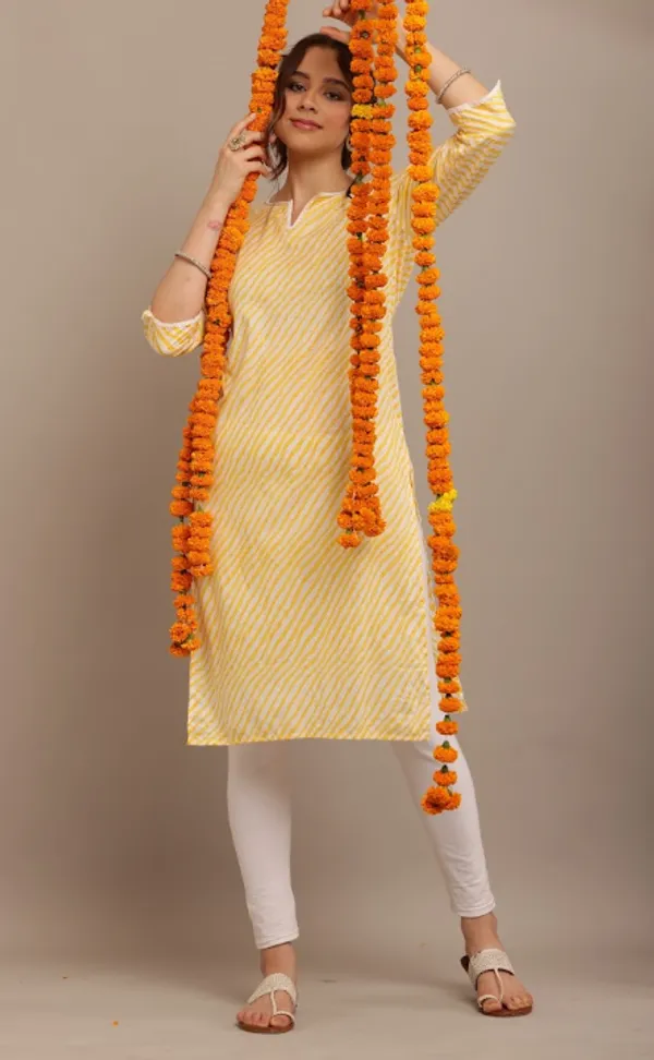 Yellow_Cotton_Kurtas_For_Women