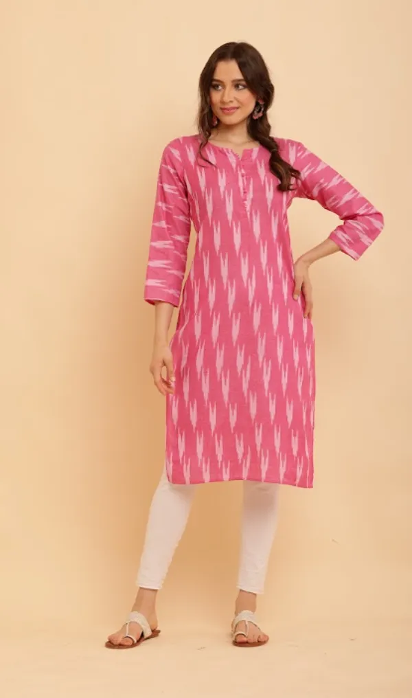 Pink_Cotton_Kurtas_For_Women