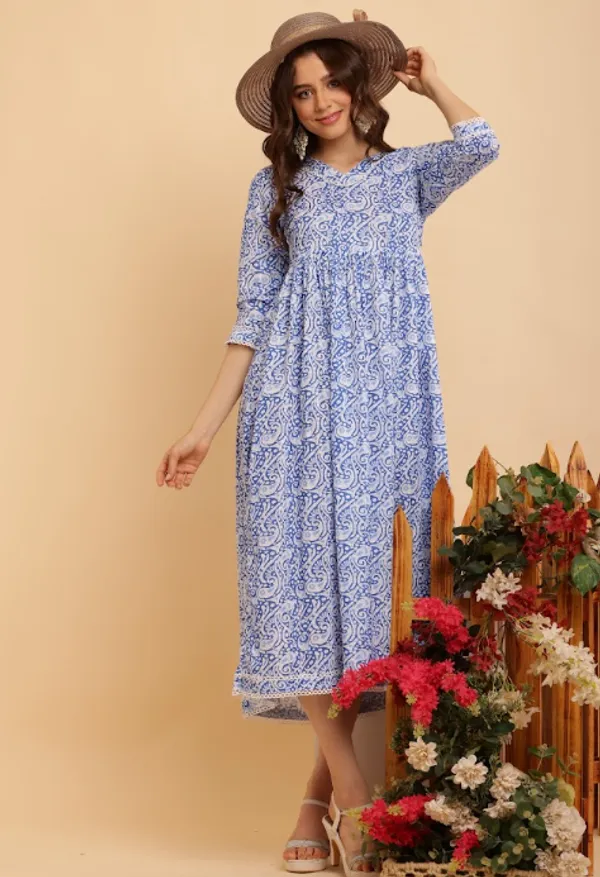 Blue_Cotton_Dresses_For_Women