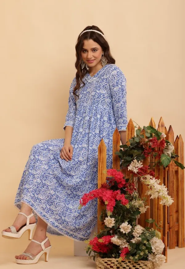 Blue_Cotton_Dresses_For_Women