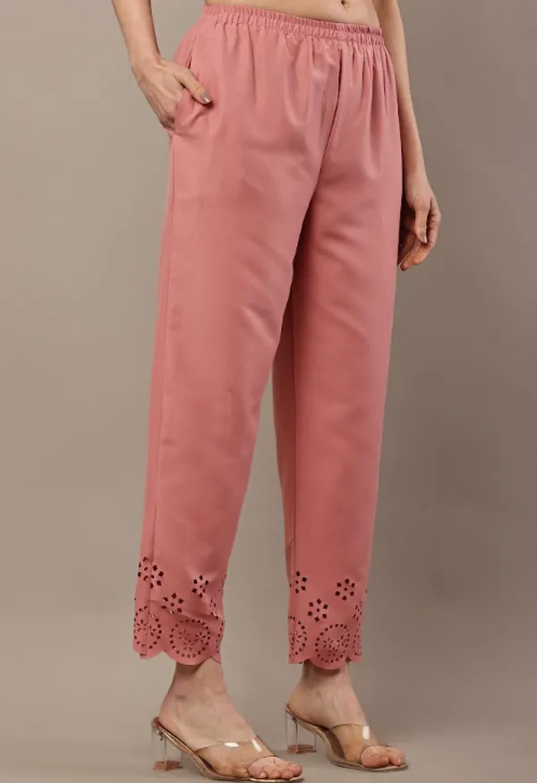 Peach_Pure_Rayon_Kurta_Sets_For_Women