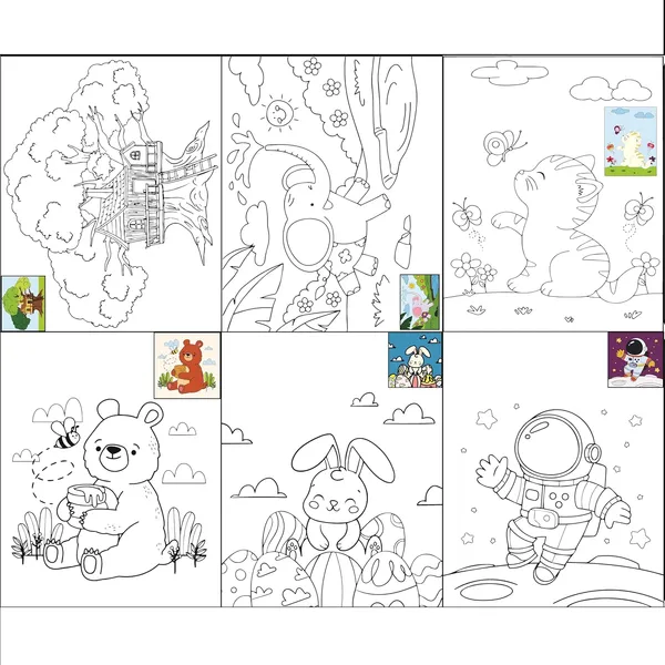 Multicolour_Canvas_Painting_Kit_Set_Of_10_Pre-Outlined_Canvases_With_Brush_&_Paint_For_Kids,_Adults,_And_Couples_(Canvas_Set-10,_10_Brush,_2_Paint_Box)