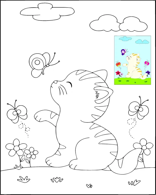 Multicolour_Canvas_Painting_Kit_Set_Of_10_Pre-Outlined_Canvases_With_Brush_&_Paint_For_Kids,_Adults,_And_Couples_(Canvas_Set-10,_10_Brush,_2_Paint_Box)