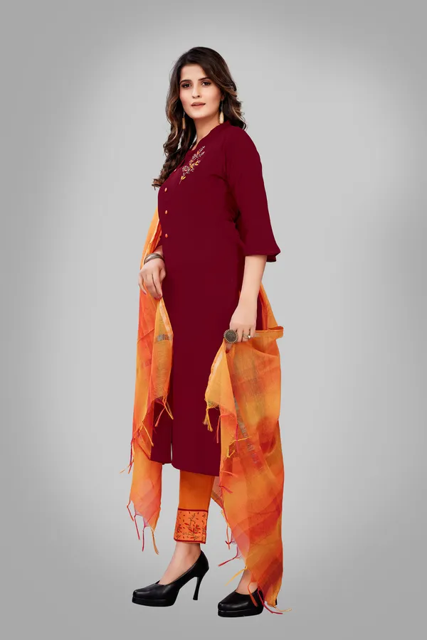 Ethnic_Wear_Rayon_Kurti_Pant_Dupatta_Set__Grace_in_Every_Thread