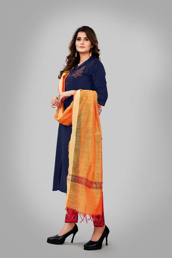 Women's_Solid_Rayon_Kurti_Pant_Dupatta_3-Piece_Set__Festive_Wear