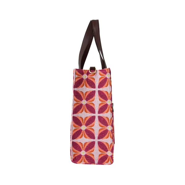 Burgandy_Premium_Floral_Patterned_Hand_Bag_For_Women