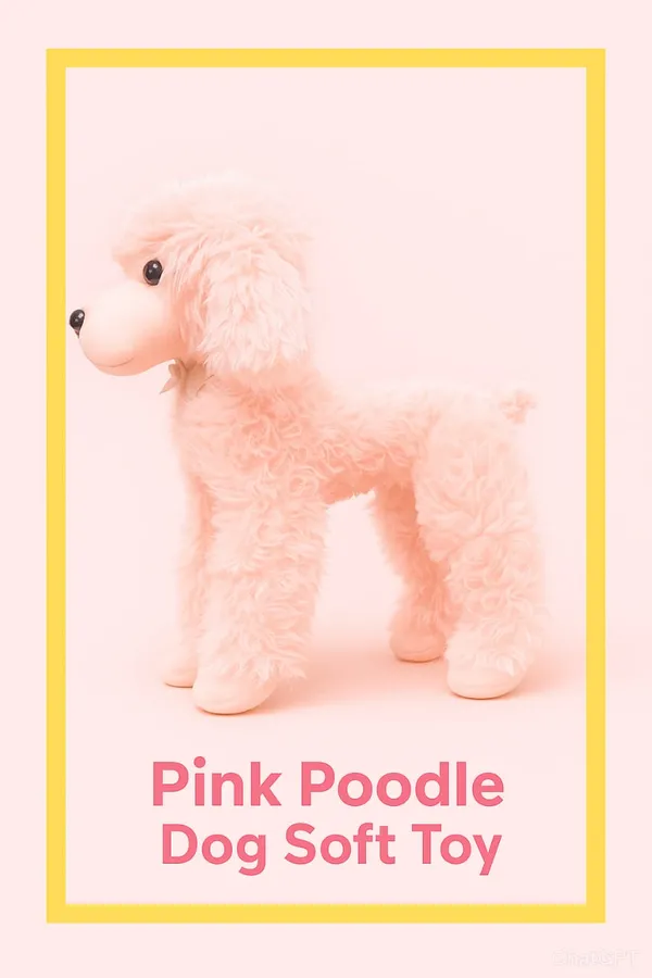 Cute_Standing_Poodle_Dog_Soft_Stuffed_Plush_Animal_Toys_for_Kids_Boys_&_Girls_Birthday_Gift_(Color:_Pink_Size:_30_cm)