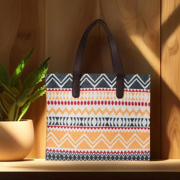 Yellow_Premium_Colourful_Patterned_Hand_Bag_For_Women