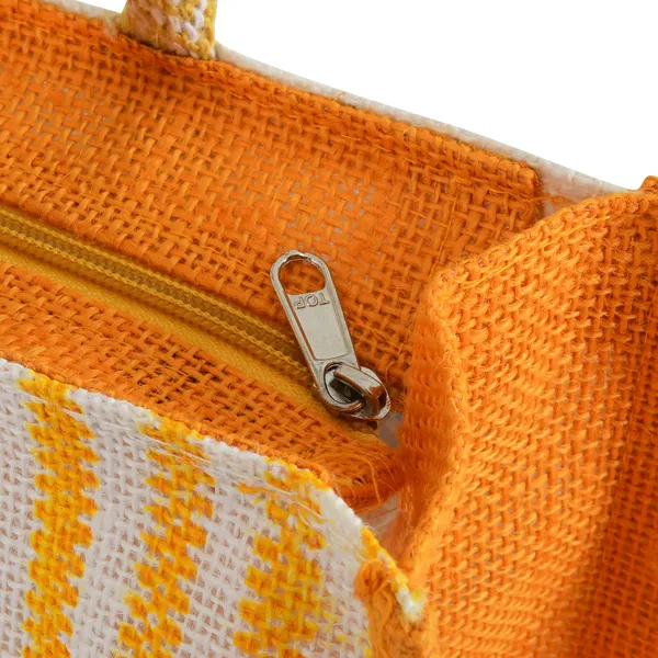 Durga_Printed_Jute_Bag_Yellow_Colour