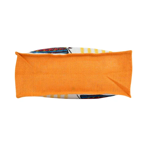 Durga_Printed_Jute_Bag_Yellow_Colour
