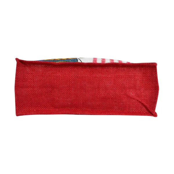 Durga_Printed_Jute_Bags_Red_Colour