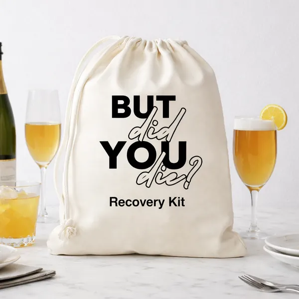 Funny_Favor_Bags_for_Wedding,_Shower,_Bachelorette_-But_Did_You_Die?_Hangover_Kit_bags,_Drawstring_Bag,_(Pack_of_12)