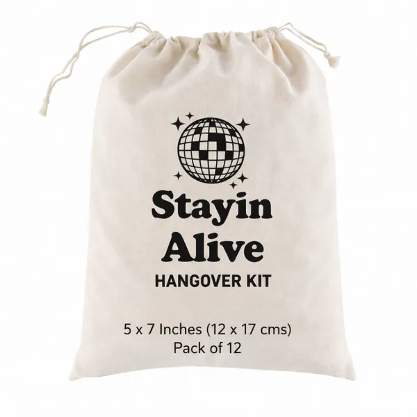 Funny_Favor_Bags_for_Wedding,_Shower,_Bachelorette_-Stayin_Alive_Hangover_Kit_bags,_Drawstring_Bag,_(Pack_of_12)