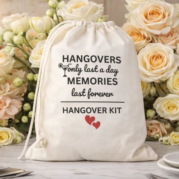 Funny_Favor_Bags_for_Wedding,_Shower,_Bachelorette_-_Hangovers_Only_Last_a_Day_Hangover_Kit_bags,_Drawstring_Bag,_(Pack_of_12)