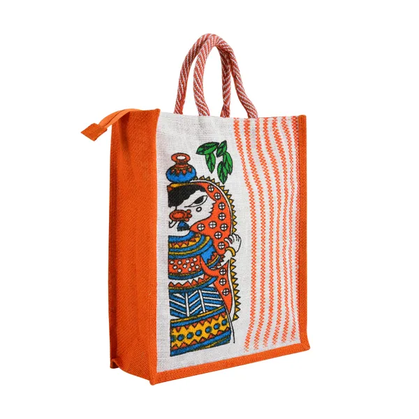 PACK_OF_2_GREEN_AND_ORANGE_STRIPE_DURGA_JUTE_BAG