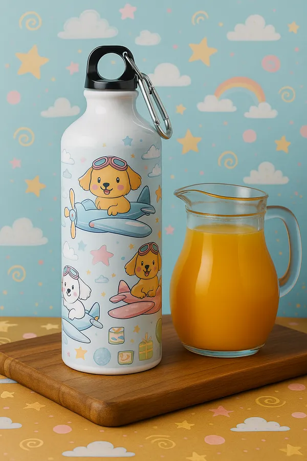 KIDS_CARTOON_PRINTED_WATER_BOTTLE