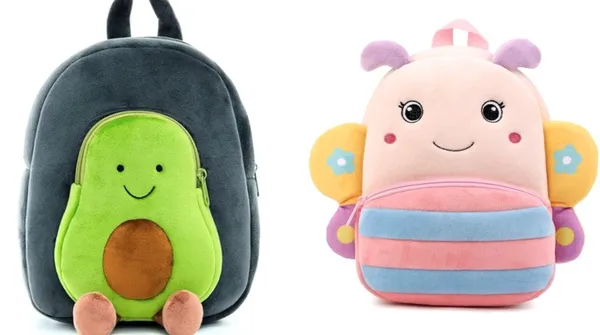 Pack_Of_2_Avocado_Kids_Backpack_&_Bumble_Bee_Plush_Bag