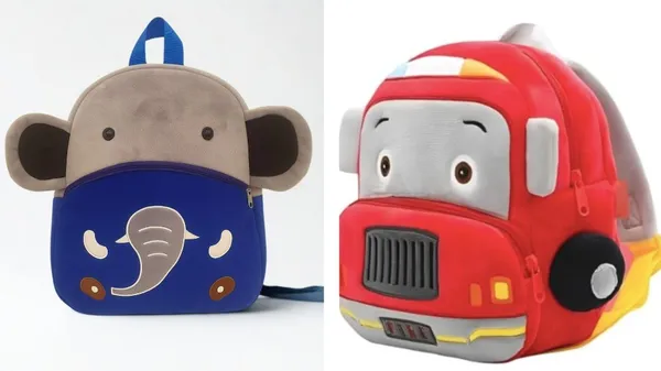 Pack_Of_2_Elephant_Adventure_Backpack_&_Fire_Truck_Plush_Bag